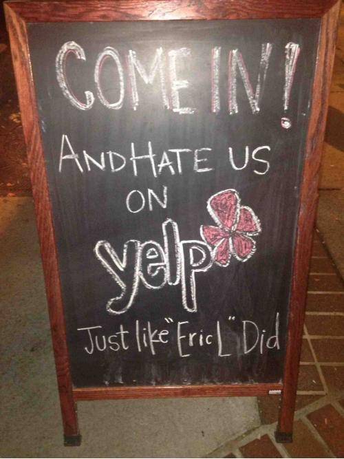 Local Bar Owner Has Great Sense of Humor