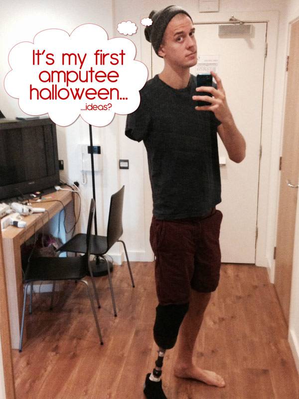 It's my first amputee Halloween... costume ideas?