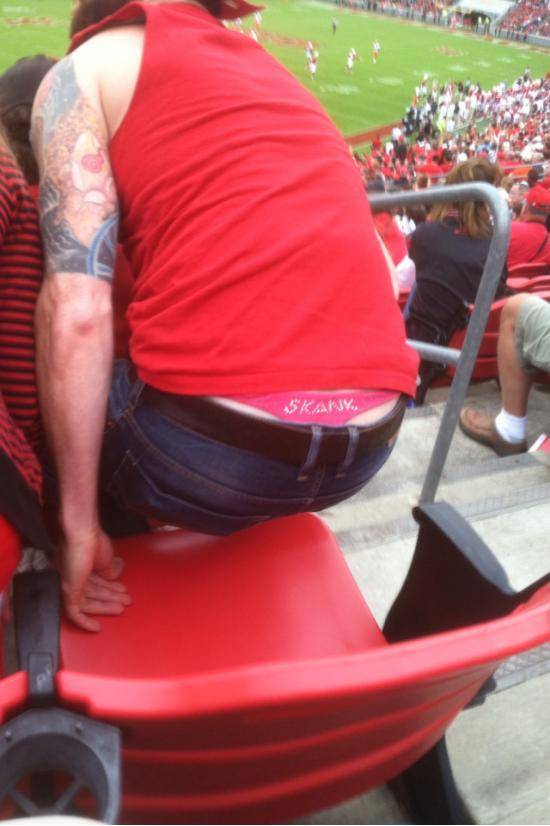 Boyfriend sent me this from our seats
