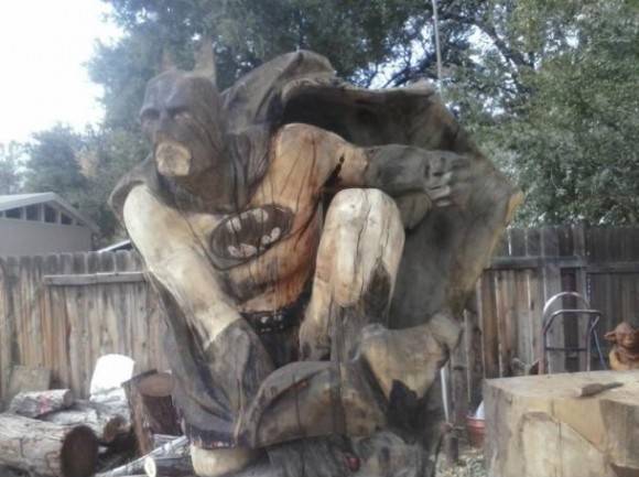 My friend is a chainsaw carver, he recently made this