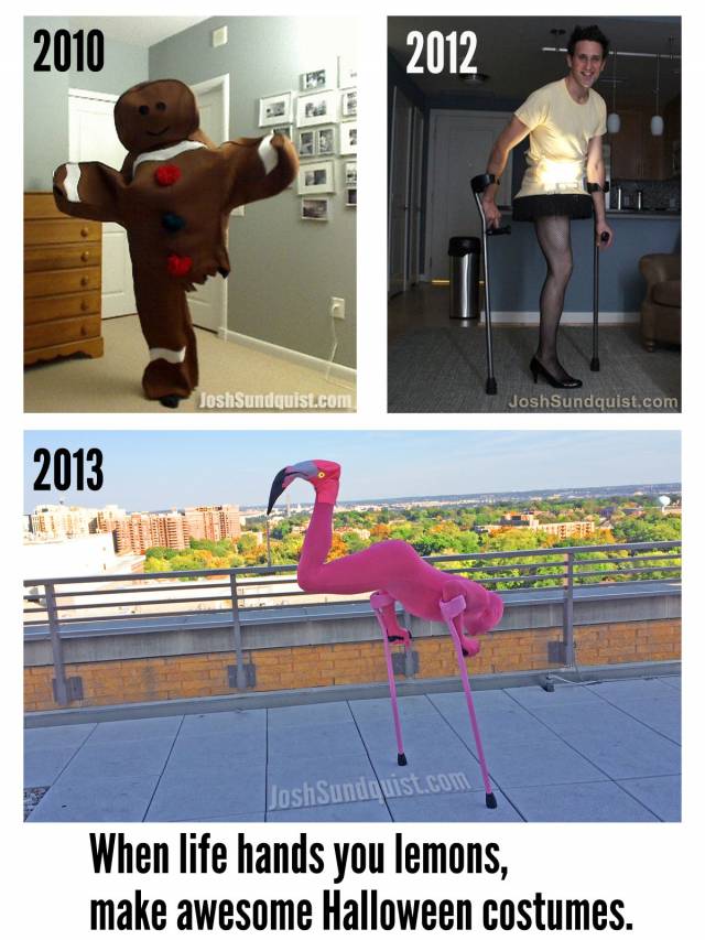 When life hands you lemons... become a flamingo.