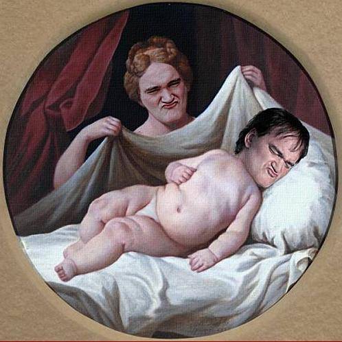 Googled 'Quentin Tarantino childhood'..was not disappointed.