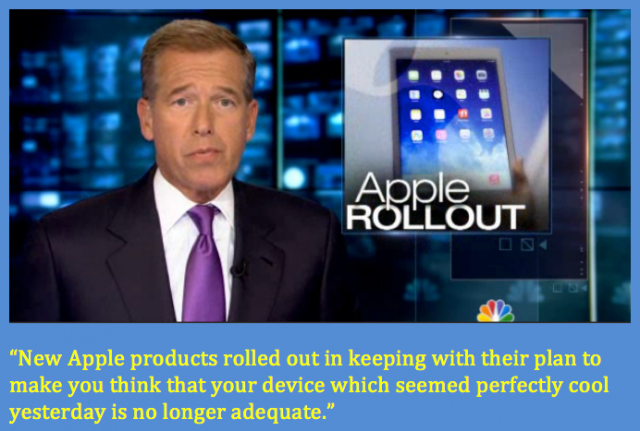Brian Williams understands Apple.