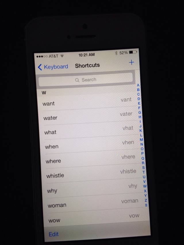 My very Russian dad just got a new iPhone he doesn't know how to use, so I thought I'd add a new feature in and see how long it takes him to notice.
