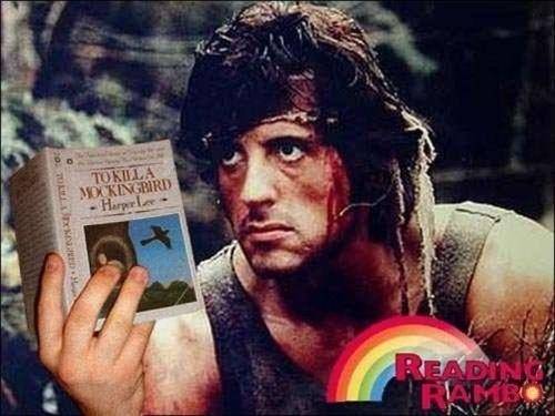 Take a look... Read a book... It's Reading Rambo!