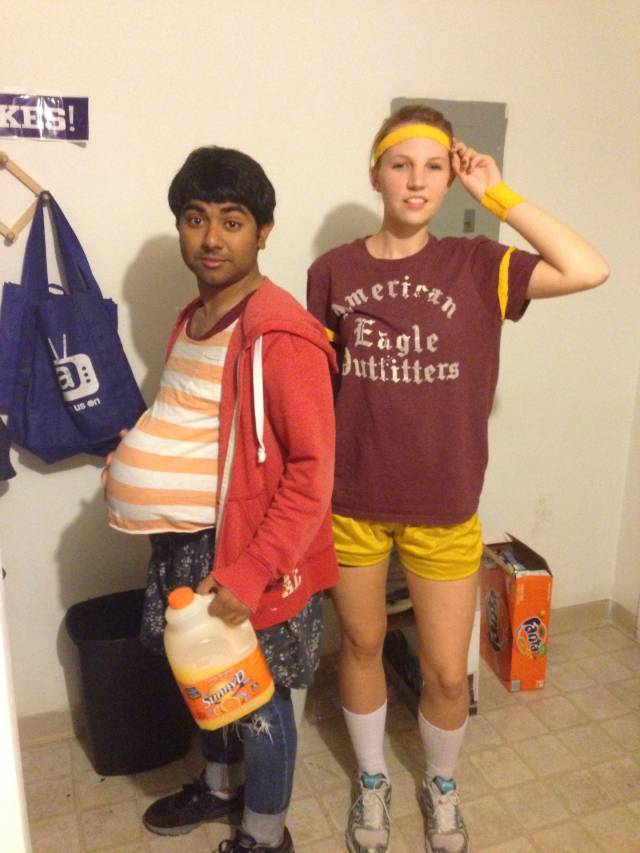 My friend and I put together this last minute costume combo for a party, how'd we do?