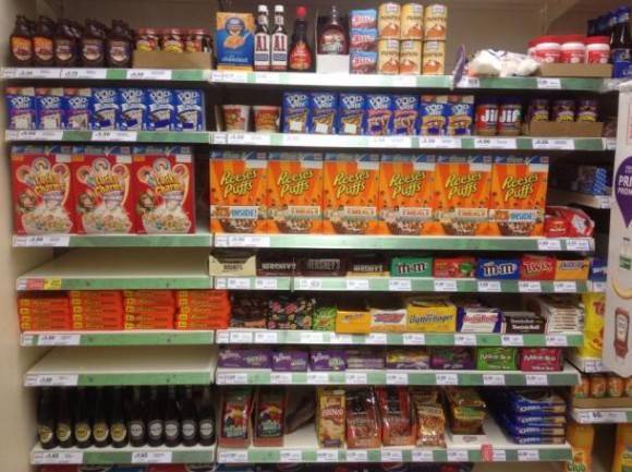 My friend living in the UK says the local grocery just added an 