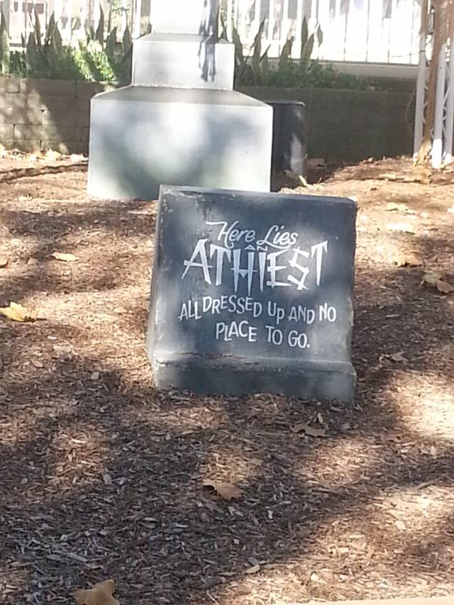 As an atheist, I have to recognize the accuracy. (Six Flags St. Louis Fright Fest)