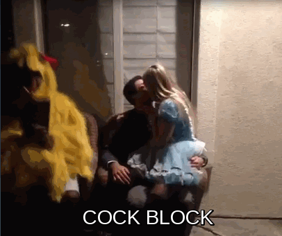 Last night I went as a rooster holding a brick, also known as a...