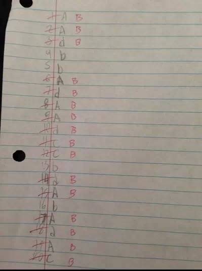 My teacher did this to us