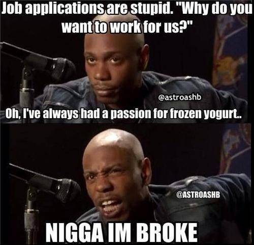 Job applications are stupid..