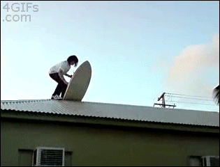 At least he didn’t drop the beer