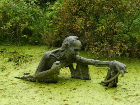 Saw this amazing sculpture in a swamp in Ireland.