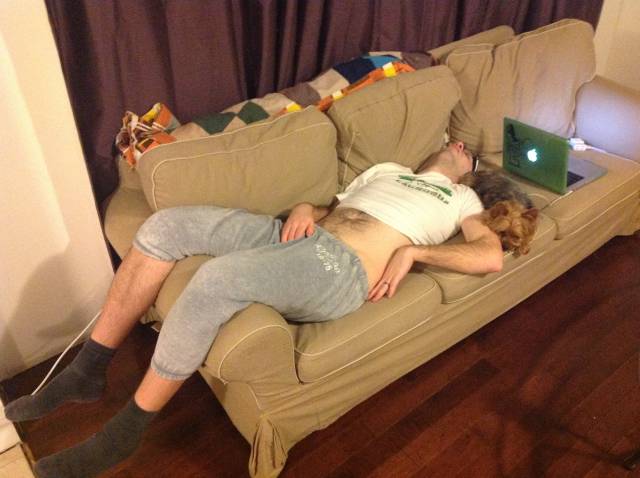woke up to my wife laughing... not my finest moment