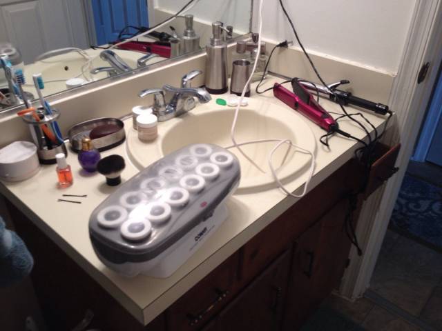 I really wish my boyfriend would stop leaving his cologne on the sink.