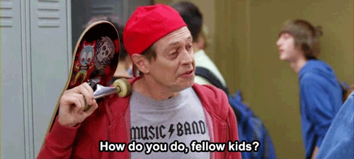 My dad's going back to college, I can't imagine it turning out any other way.