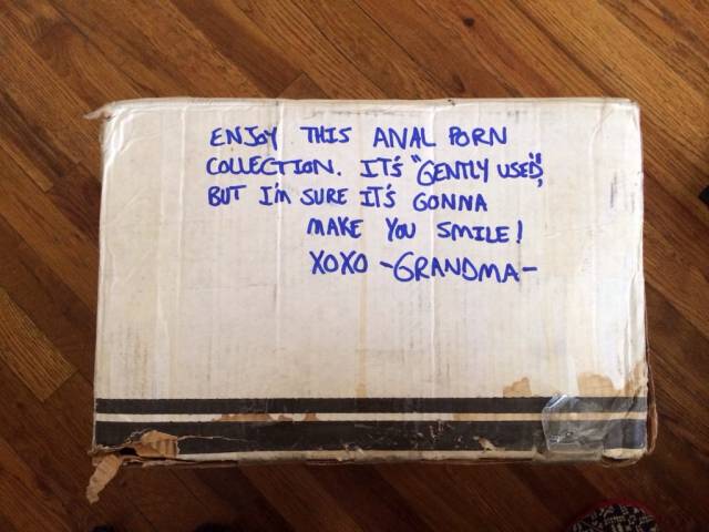Asked my friend to send me a pair of boots that I left at his house when I moved out of state. Just received the box today.