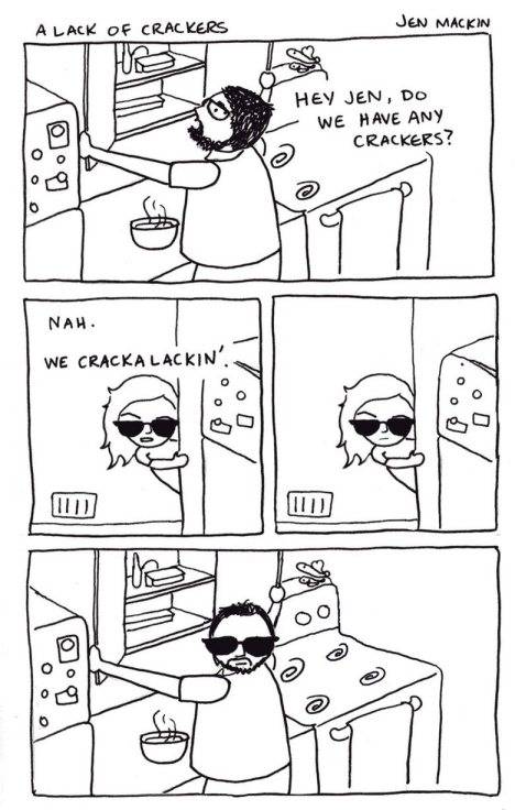 My wife and I in a nut shell.