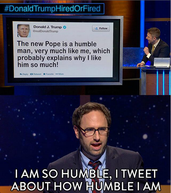 Jason Sklar on Donald Trump's pope tweet