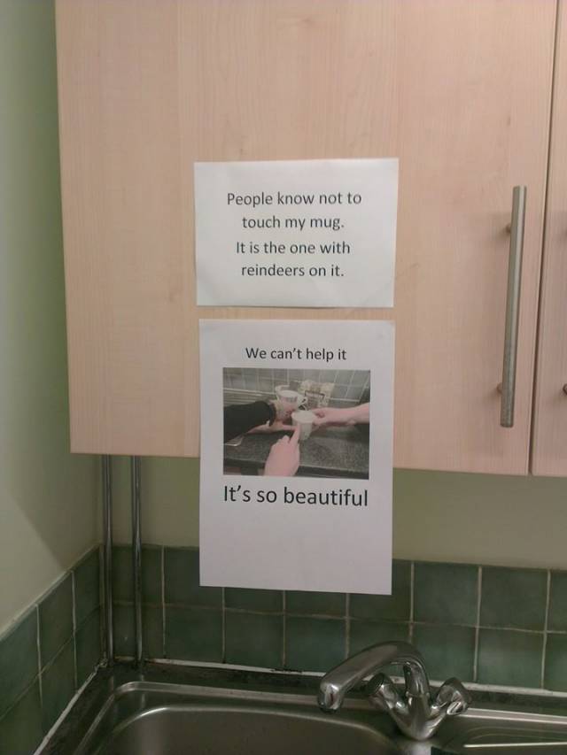 The people in my office just couldn't help themselves