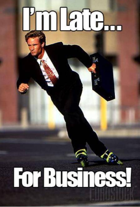 Finally employed after two long years of searching. This is my new mentality in the mornings.