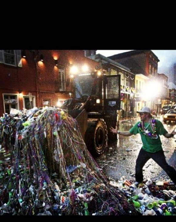 Mardi Gras Trash...