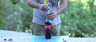 Coke + Mentos + Durex