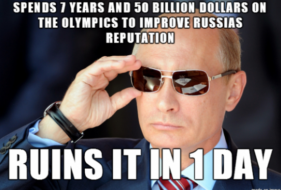 Just Putin diplomacy aside...