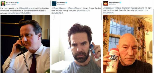 Thank you, Rob Delaney. Thank you, Patrick Stewart.