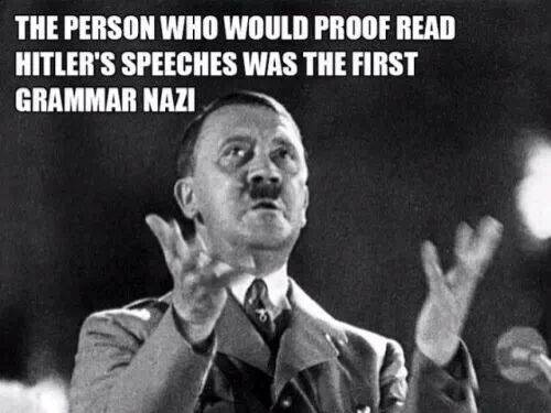 Hitler's speech proofreader revelation
