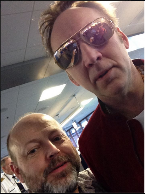 Couldn’t go on a trip with my dad, then he sends me this from the airport...
