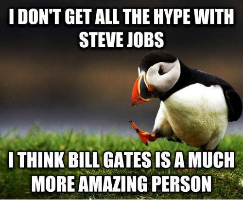 Why no love for Bill?