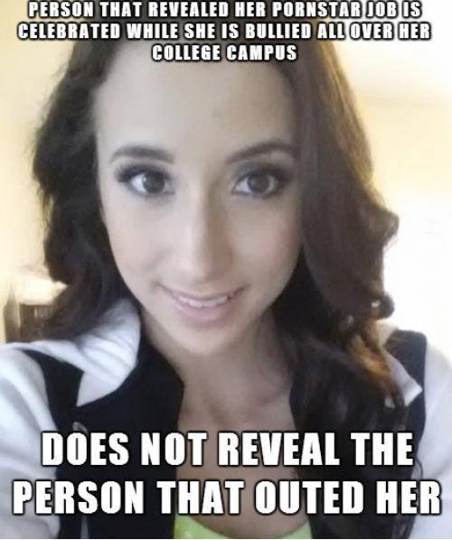 Say what you want about the Duke pornstar, that was a classy move on her part.