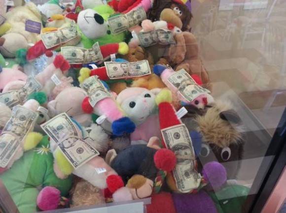 This claw machine got my attention