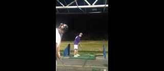 The golf assist shot. If this is real, it had to take forever to get it.