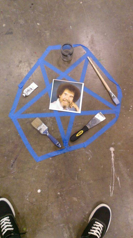 Someone was summoning a spirit in the studio..