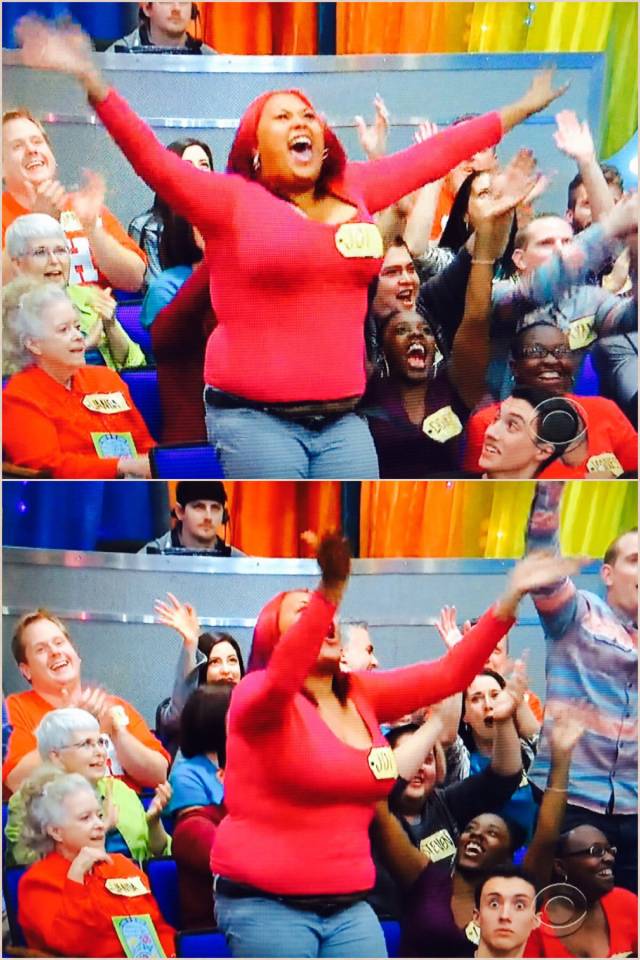 This Price is Right audience member has seen some sh*t...