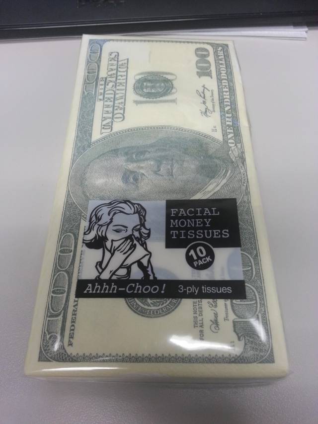 For the times you make the stripper cry, but still want to make it rain