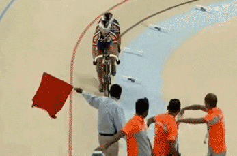 Accident today at Peñalolen Velodrome.