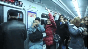 Just your average subway journey