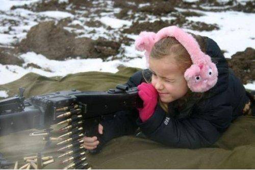 Training my daughter for war