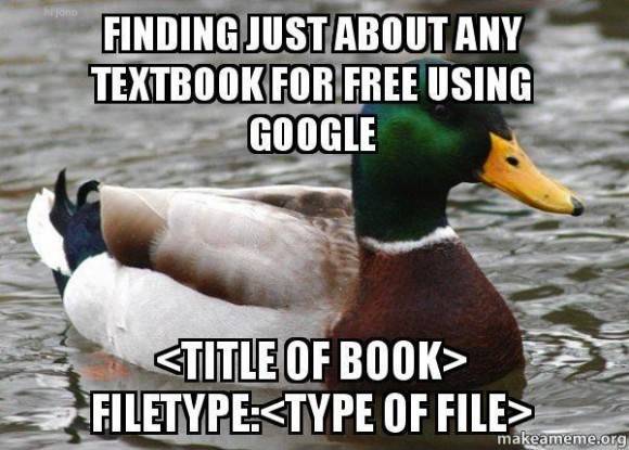 Actual Advice: Don’t waste money on textbooks