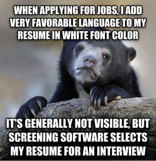 My job-hunting lifehack