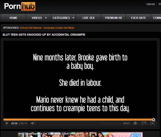 Watching porn for the story when suddenly....