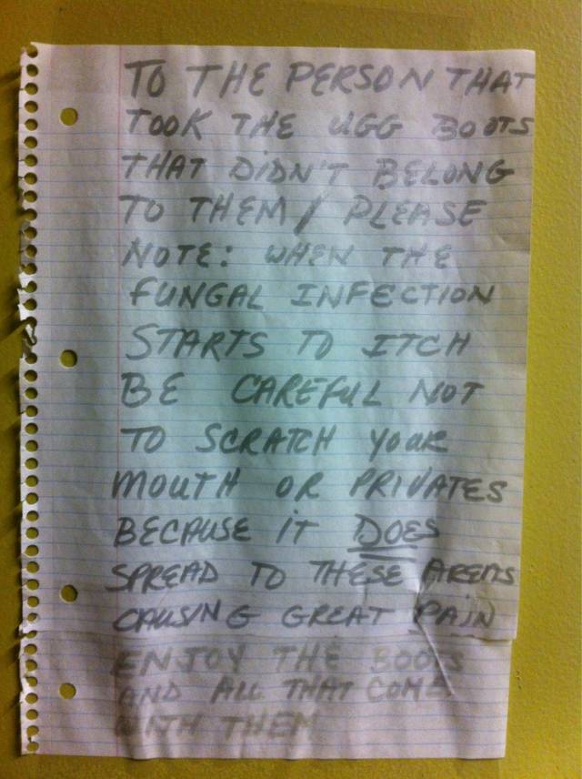 This is my first post. Found this gem on the wall in the locker room at my job. Hope you lol like I did :)