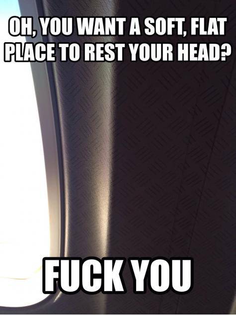 Why I can never sleep on a plane