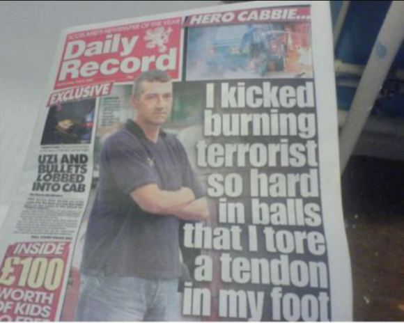 The manliest headline ever