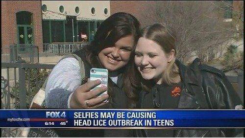 selfies could be the cause for head lice outbreak in teens