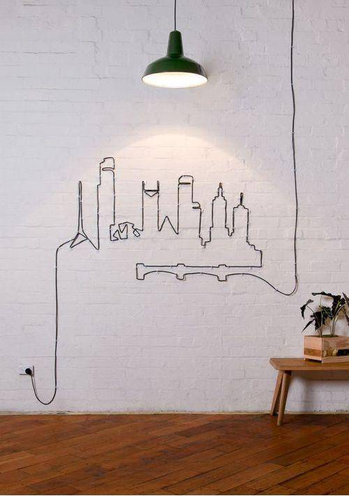 Who says you have to hide cables?