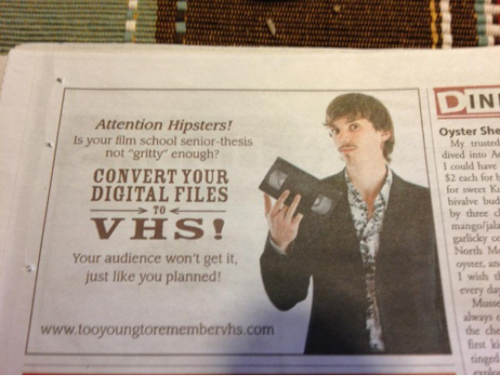 Hipster VHS